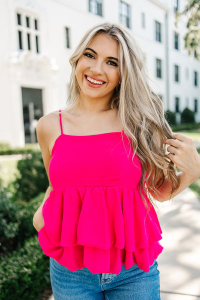Afterglow Fuchsia Top