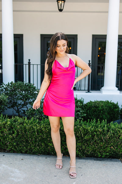 Blinded By Love Halter Dress