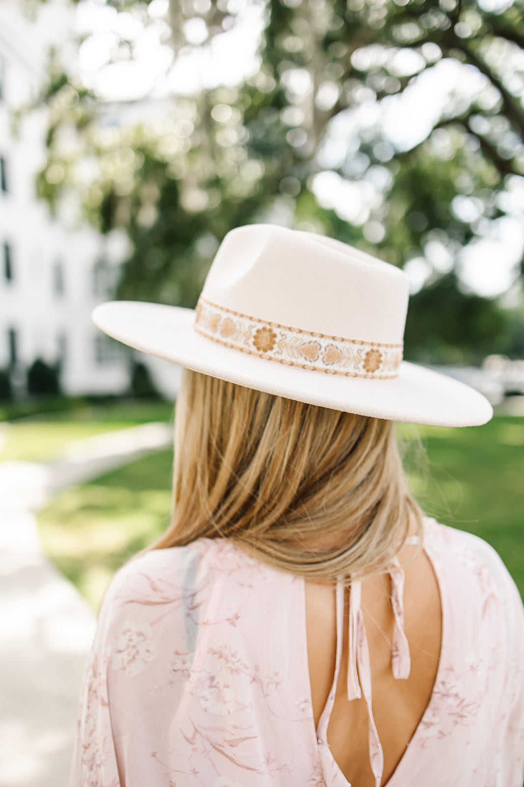 At A Crossroads Embroidered Hat