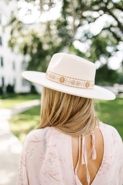 At A Crossroads Embroidered Hat