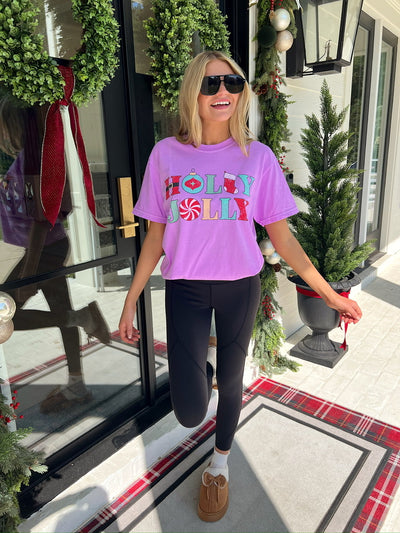 Holly Jolly Graphic Top