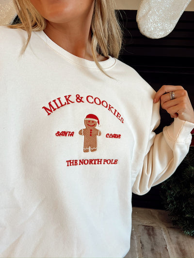 Milk And Cookies Pullover Sweater