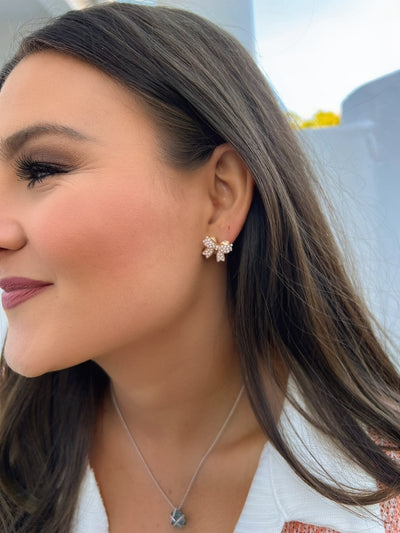 RESTOCK: Bow-phisticated Pearl Earrings
