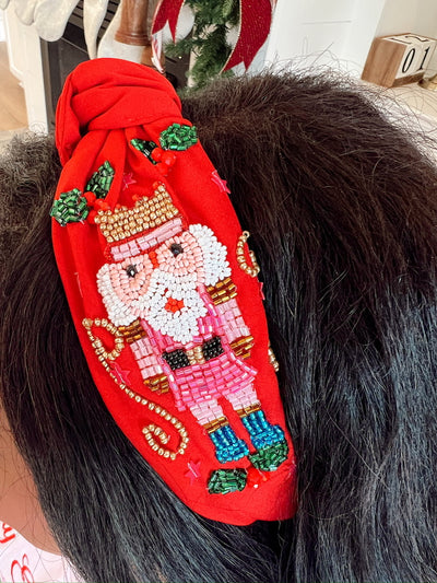 Christmas Soldier Knotted Headband