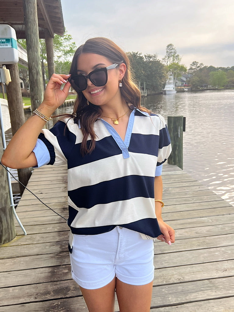 Adorable Disposition Striped Top