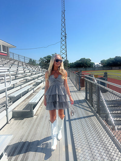 Wild Wishes Ruffled Mini Dress
