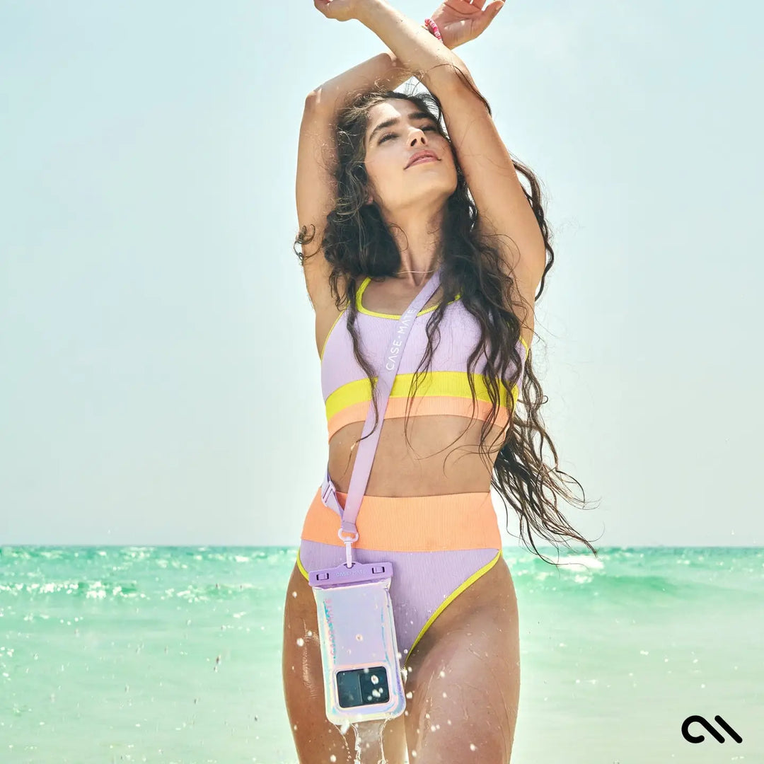Case-Mate Waterproof Floating Phone Pouch: Iridescent  Bella Rose Boutique