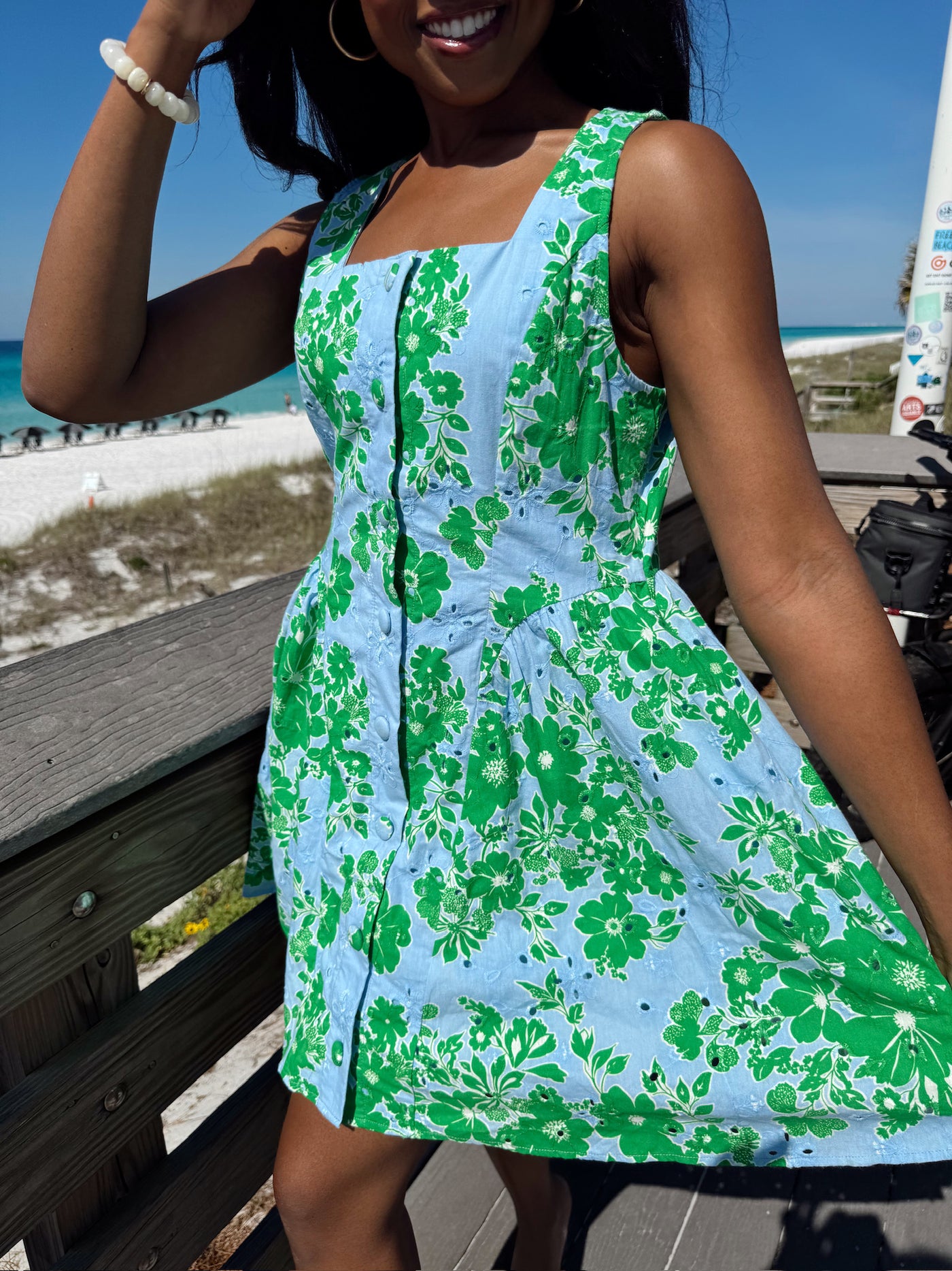 Cecilia Floral Mini Dress  Bella Rose Boutique