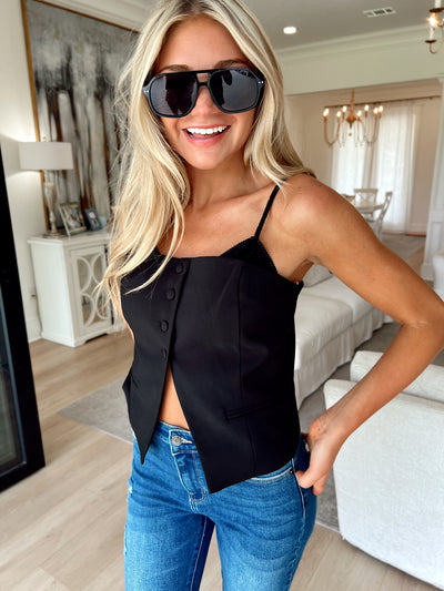 Sheer Passion Vest Tank Top