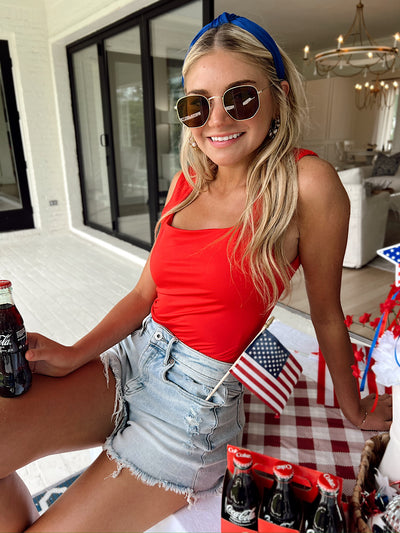 Totally Hooked Sleeveless Bodysuit