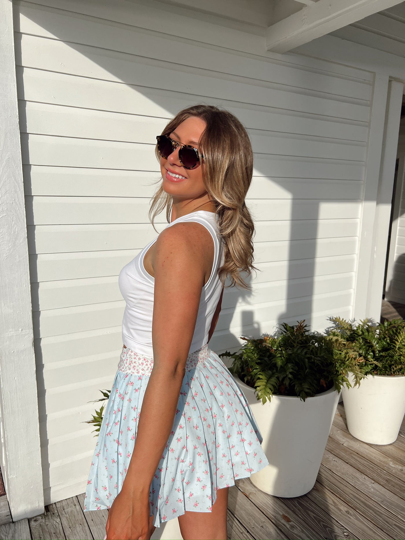 Always Innocent Floral Mini Skirt