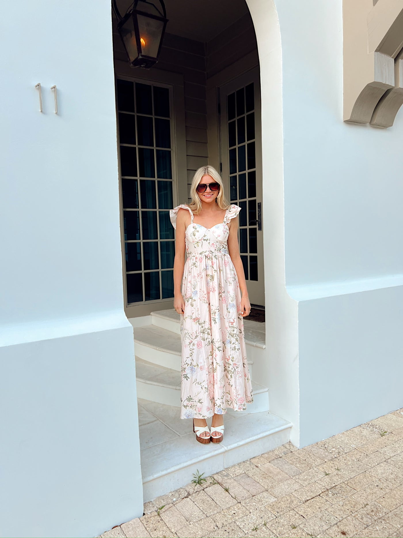 A Beautiful Feeling Floral Maxi Dress
