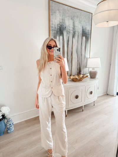 Summer Night Eyelet Pants