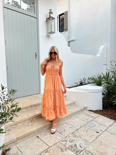 Soft Breezes Midi Dress