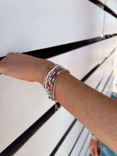 Funfetti Confetti Stretch Bracelet Set