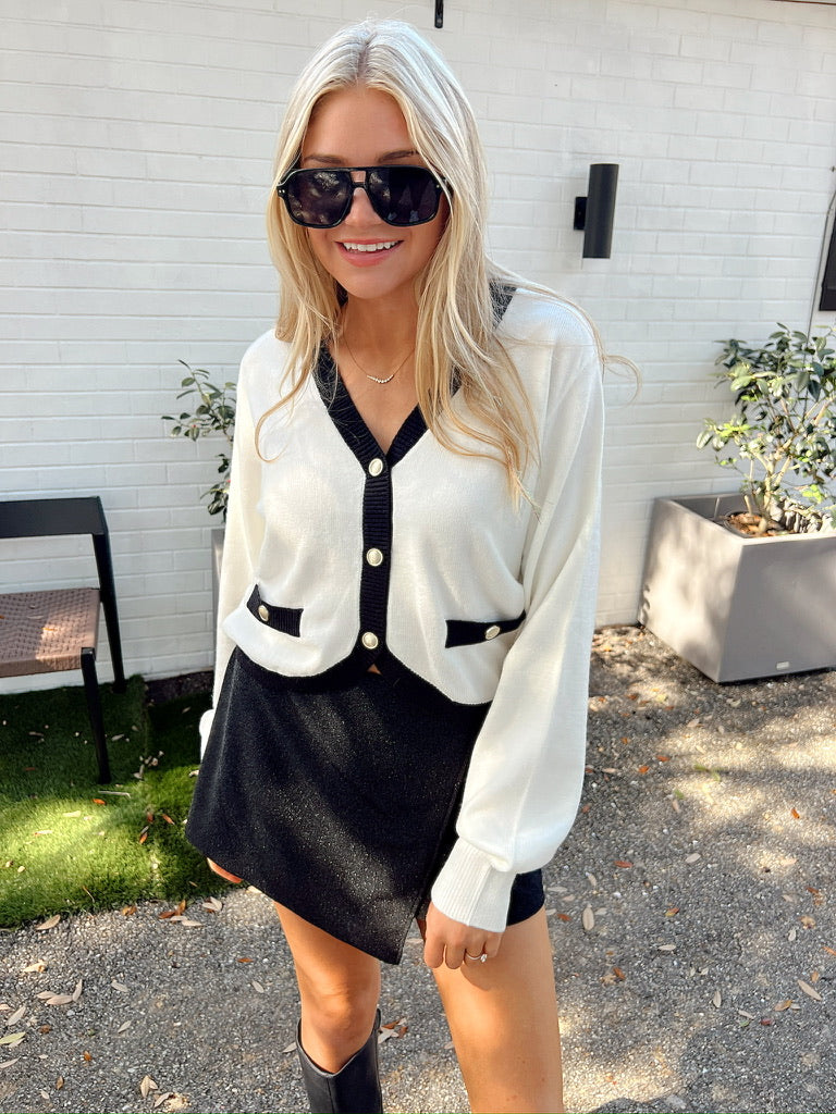 Making Headlines Cardigan