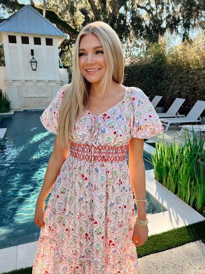 Love And Blooms Midi Dress