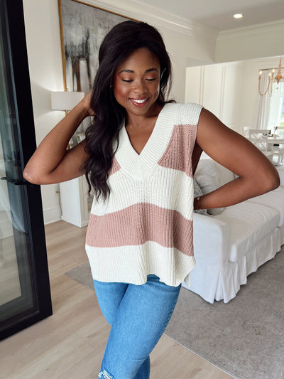 Been Here All Along Oversized Sweater Vest