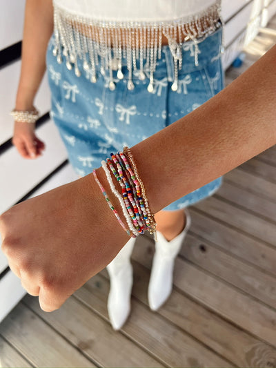 Funfetti Confetti Stretch Bracelet Set