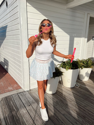 Always Innocent Floral Mini Skirt