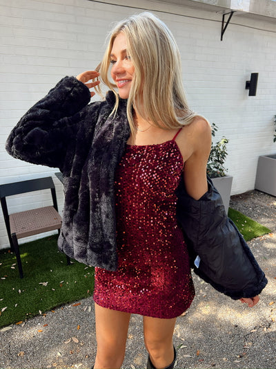 Glam Standard Sequin Mini Dress