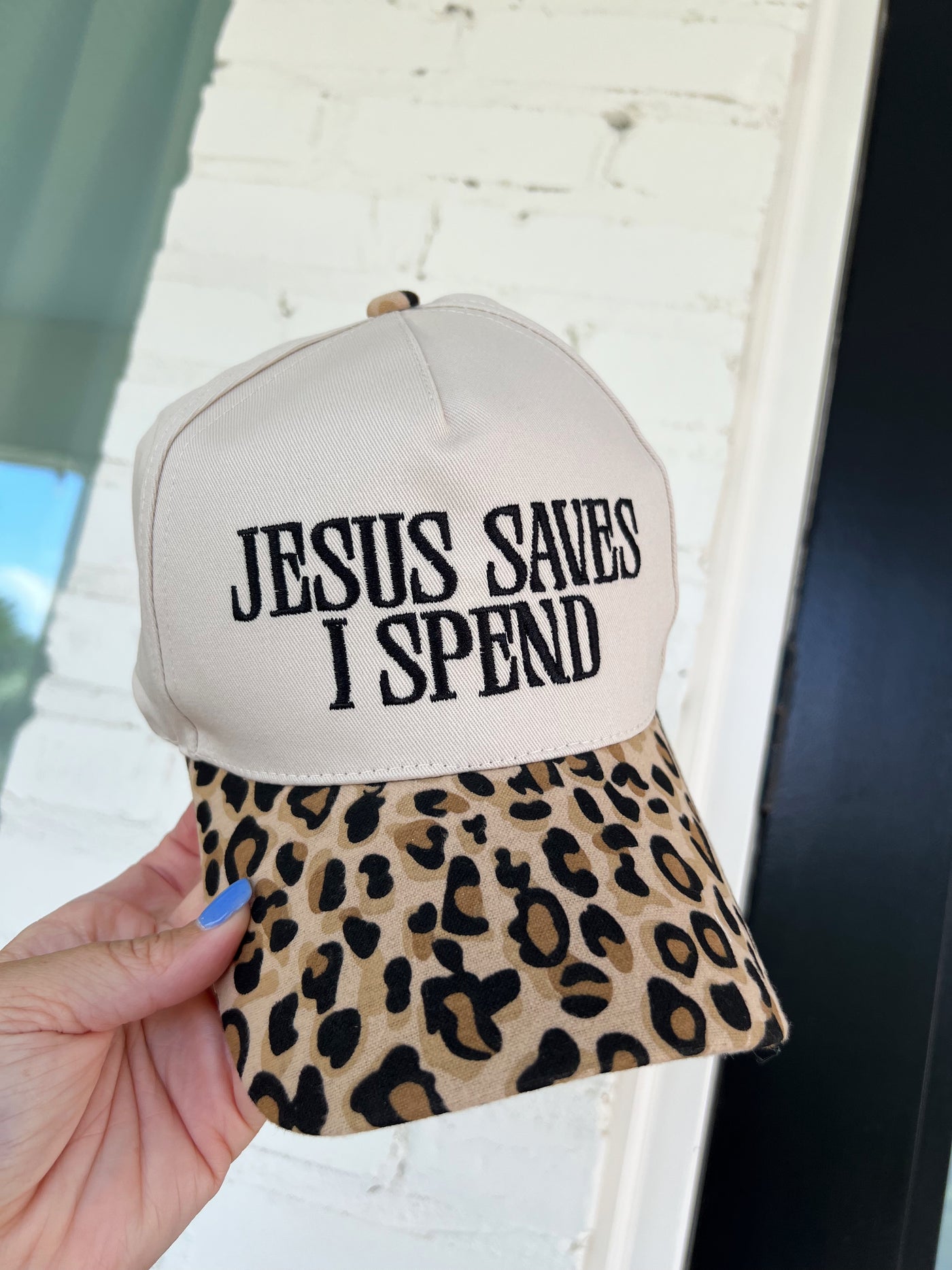 Jesus Saves I Spend Trucker Hat