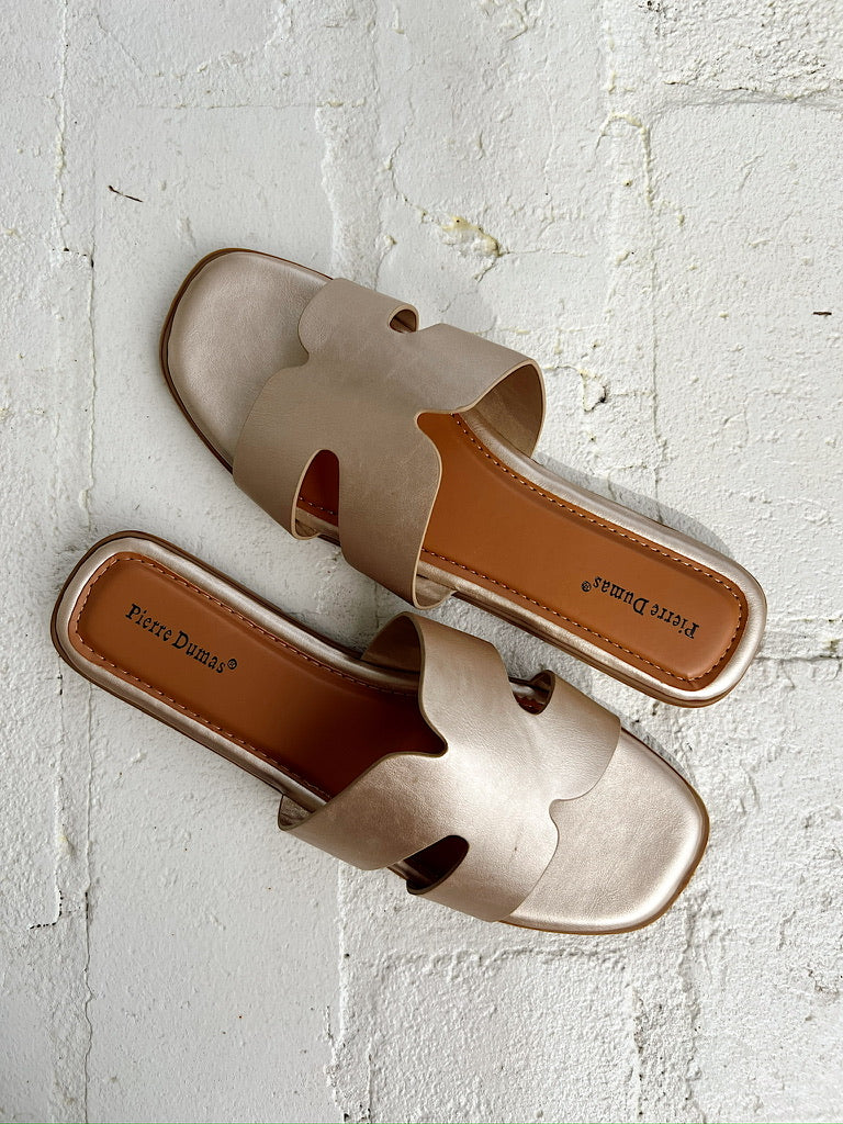 Flirting With Fate Slide Sandals