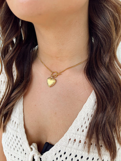 Where The Heart Belongs Locket Necklace