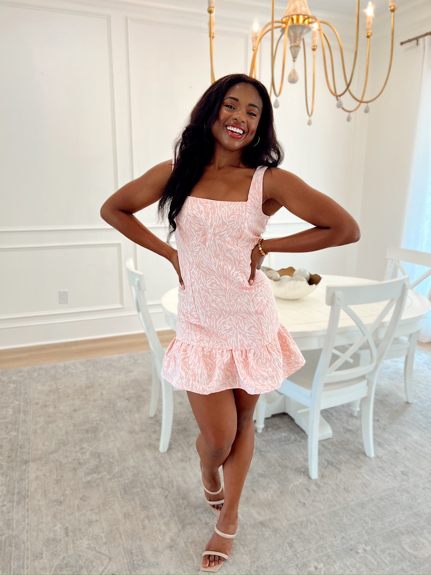 Radiant Personality Ruffle Mini Dress