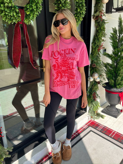 Rocking Around The Christmas Tree Graphic Top