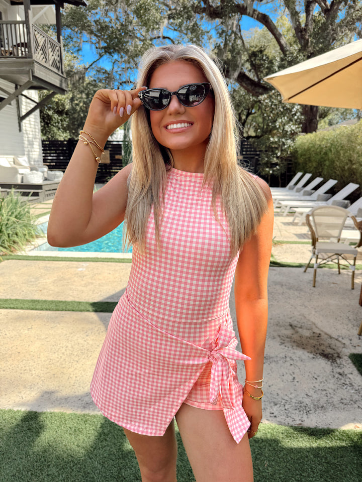 Work It Girl Gingham Wrap Dress – Bella Rose Boutique