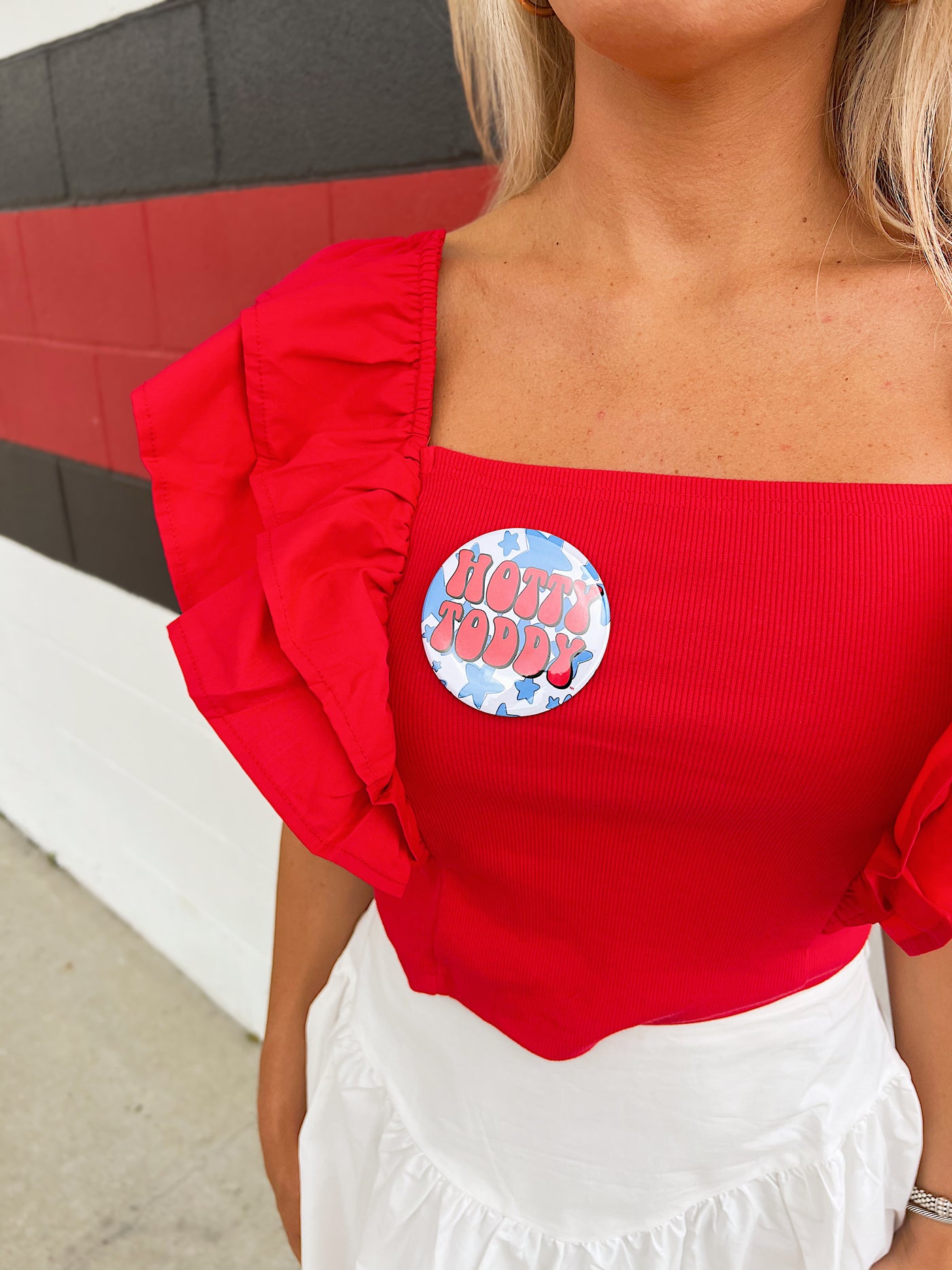 Sweet Talk Ruffled Sleeves Top