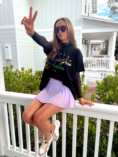 Go With The Flow Mesh Skorts