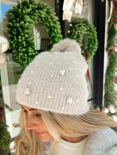 Cozy Chic Embellished Beanie
