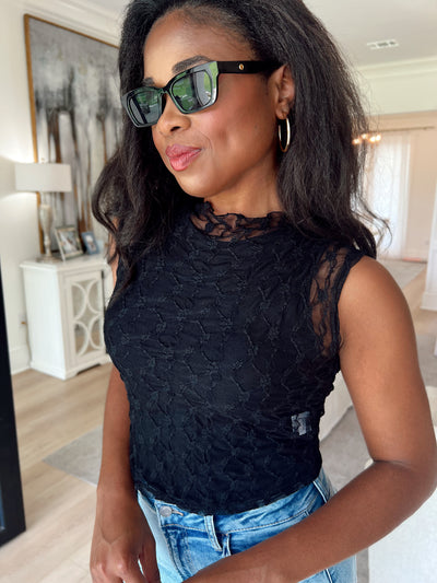 Nothing Fancy Lace Top