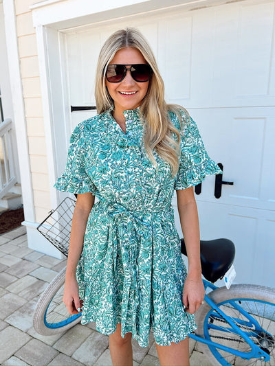 Tempting Touch Floral Mini Dress