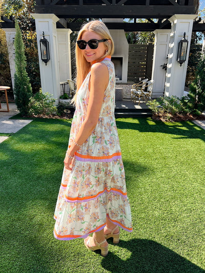 Distinctly Sweet  Floral Midi Dress