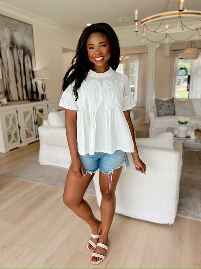 Delicate Love Mesh Top