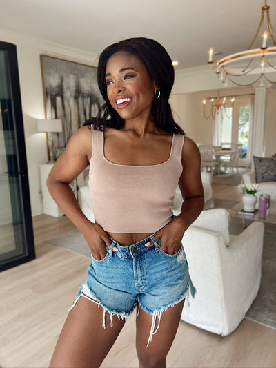 Casual Composure Crop Top
