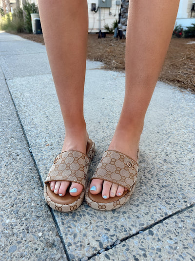 Addressing The Rumors Platform Sandals