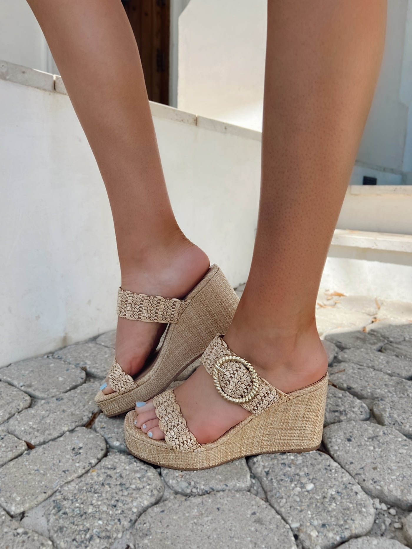 Cute But Complicated Platform Wedges