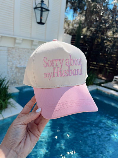 Sorry About My Husband Trucker Hat