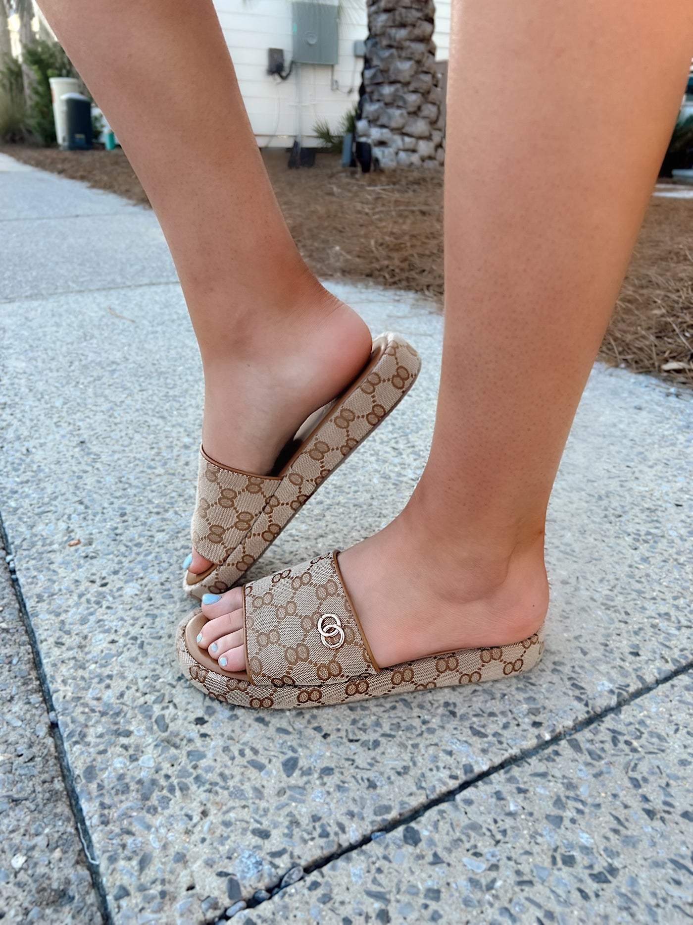 Addressing The Rumors Platform Sandals