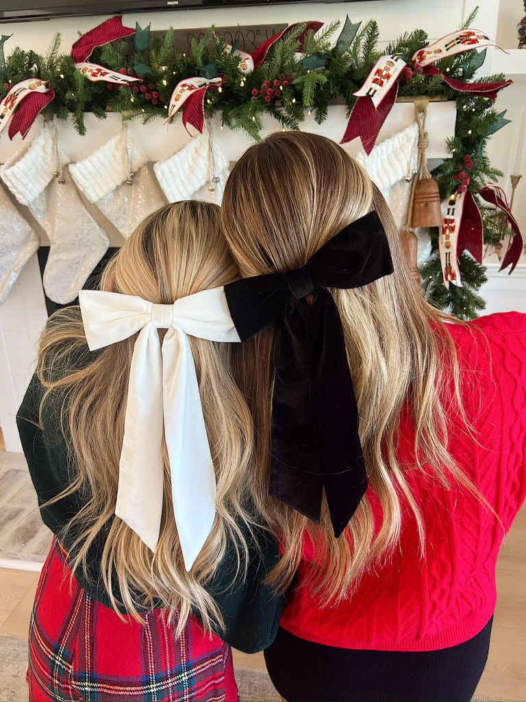 Velvet Ribbon Hair Clip