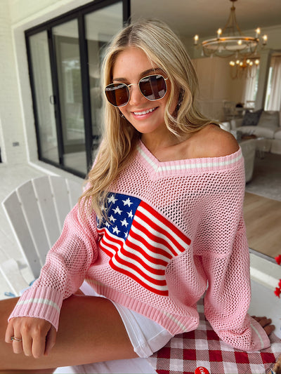 Let Freedom Ring Knit Sweater