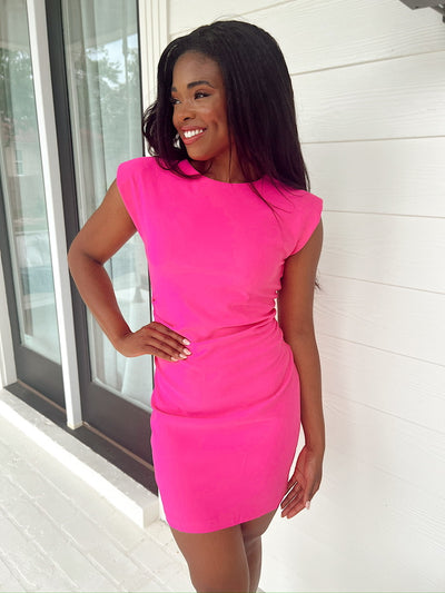 Over & Over Ruched Mini Dress
