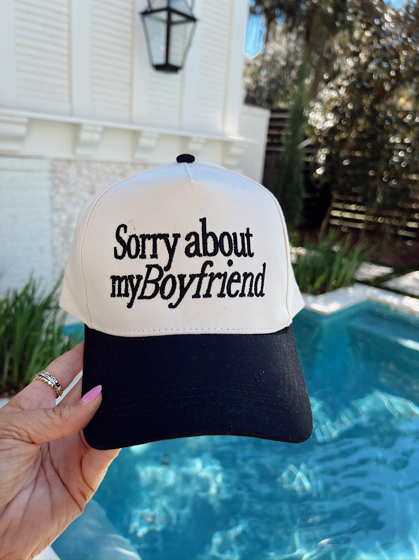 Sorry About My Boyfriend Trucker Hat