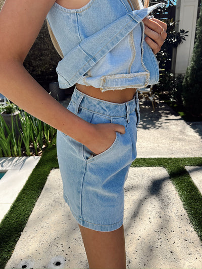 Unbreakable Bonds Denim Shorts