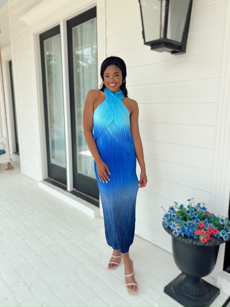 Summer Invite Ombre Maxi Dress