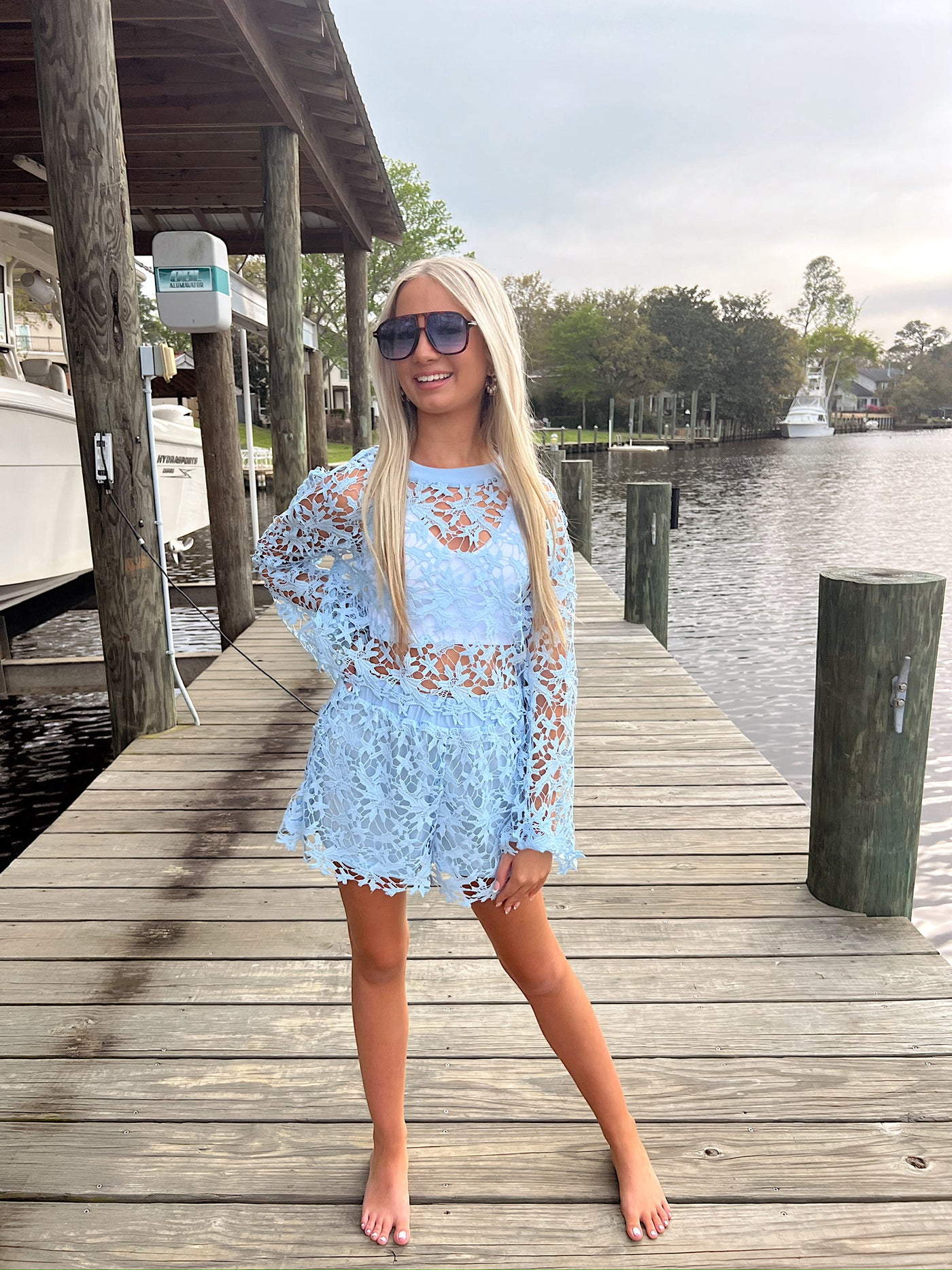 My Sweet Side Crochet Two-Piece Set